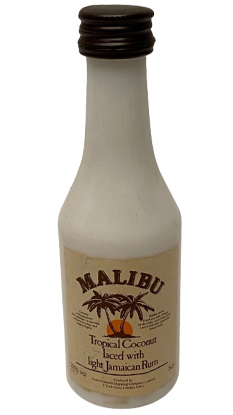 MALIBU JAMAICAN RUM 50 ML MİNYATÜR İÇKİ ROM ŞİŞESİ KAPAGI ACILMAMIŞ DOLU KOLEKSİYON