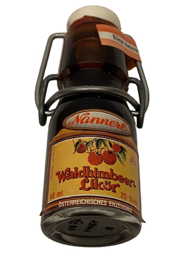 NANNERL WALDHİMBEER LİKÖR 40 ML MİNYATÜR İÇKİ LİKÖR ŞİŞESİ KAPAGI ACILMAMIŞ DOLU KOLEKSİYON