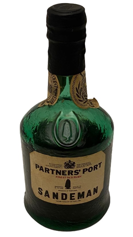 PARTNERS PORT SANDEMAN FINEST OLD RUBY 50 ML MİNYATÜR İÇKİ LİKÖR ŞİŞESİ KAPAGI ACILMAMIŞ DOLU KOLEKSİYON