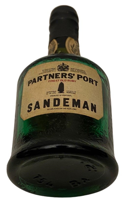 PARTNERS PORT SANDEMAN FINEST OLD RUBY 50 ML MİNYATÜR İÇKİ LİKÖR ŞİŞESİ KAPAGI ACILMAMIŞ DOLU KOLEKSİYON