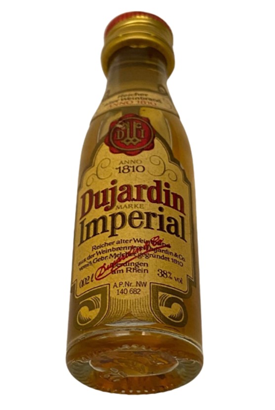 DUJARDİN IMPERIAL 20 ML MİNYATÜR İÇKİ BRANDY ŞİŞESİ KAPAGI ACILMAMIŞ DOLU KOLEKSİYON
