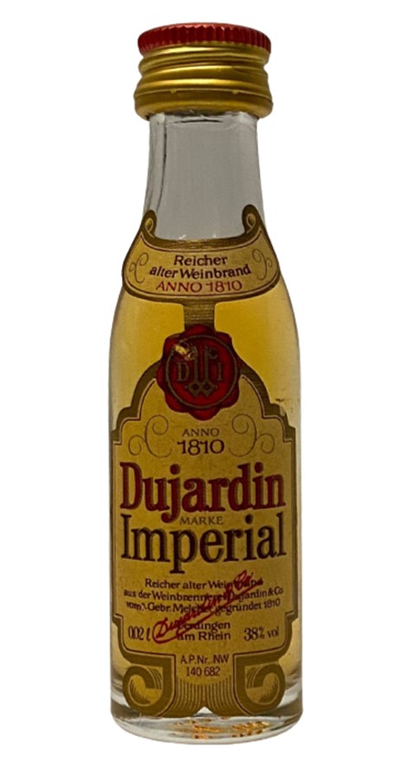 DUJARDİN IMPERIAL 20 ML MİNYATÜR İÇKİ BRANDY ŞİŞESİ KAPAGI ACILMAMIŞ DOLU KOLEKSİYON