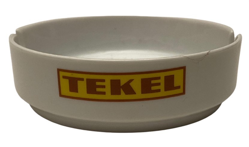 1980 KÜTAHYA PORSELEN TEKEL 2001 SİGARA REKLAMLI PORSELEN KÜLLÜK