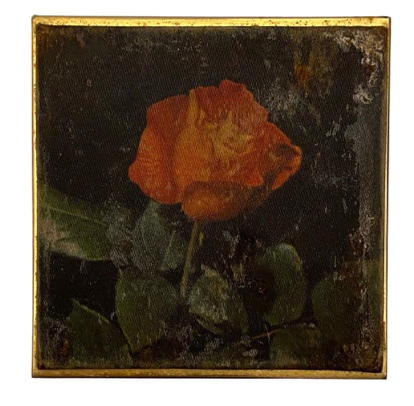 1950 GERMANY EIN GOLDEN SEAL GOBLEN İŞLEMELİ AYNALI CİFT RUJ  KOYULAN CANTA İÇİ MAKYAJ TAKIMI