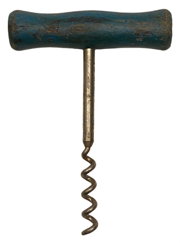 1960 AHŞAP SAPLI METAL ŞARAP ŞİŞE MANTAR AÇACAĞI TİRBÜŞON