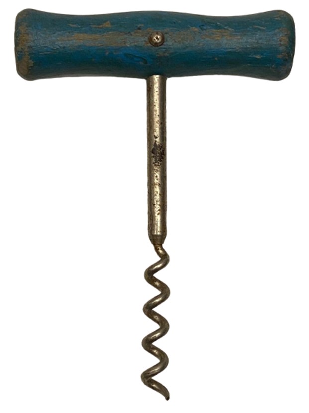 1960 AHŞAP SAPLI METAL ŞARAP ŞİŞE MANTAR AÇACAĞI TİRBÜŞON