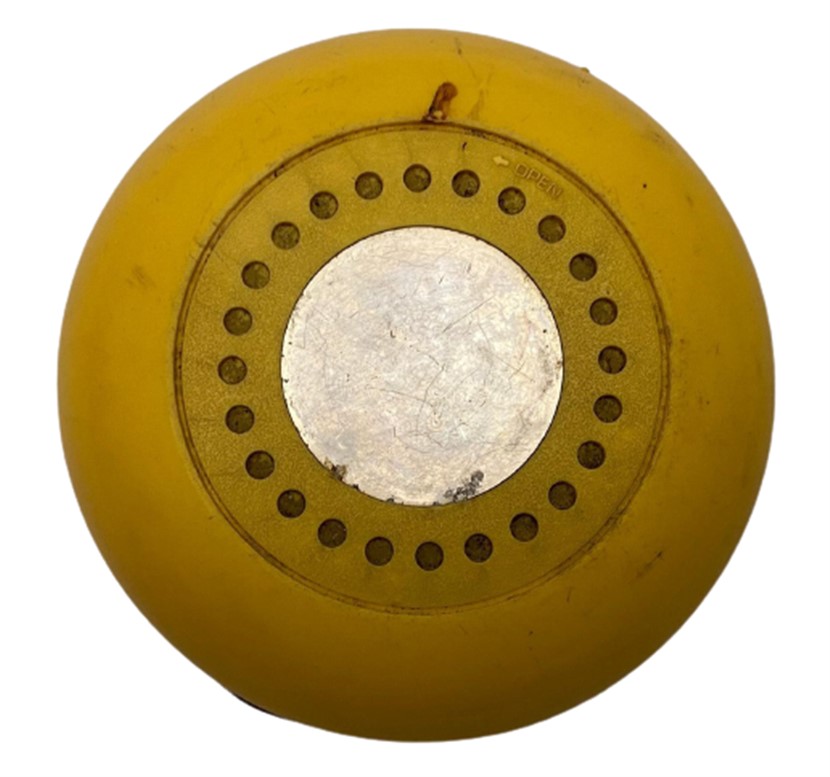 SANYO UCAN DAİRE UFO POCCEK RADIO PİLLİ SARI CEP RADYOSU KOLEKSİYON