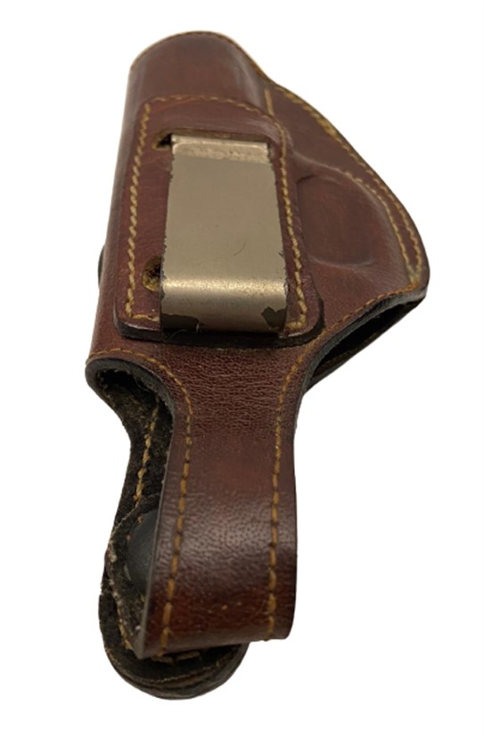 EL DİKİM KOSELE DERİ CELİK KEMERE GECME TOKALI  TABANCA SİLAH KILIFI