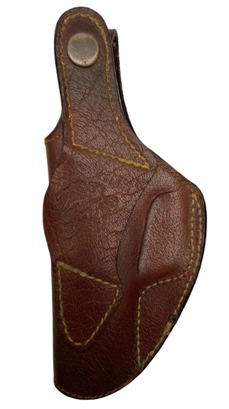 EL DİKİM KOSELE DERİ CELİK KEMERE GECME TOKALI  TABANCA SİLAH KILIFI