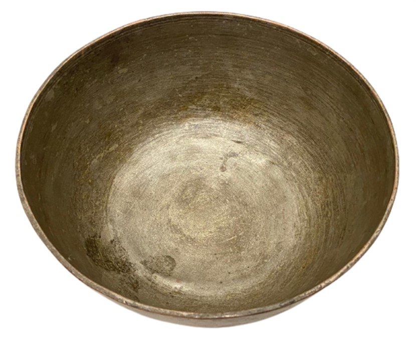 OSMANLI ÜZERİ OSMANLICA MOLLA  ALİ KUM ŞİFALAR OLSUN YAZILI  BAKIR TAS