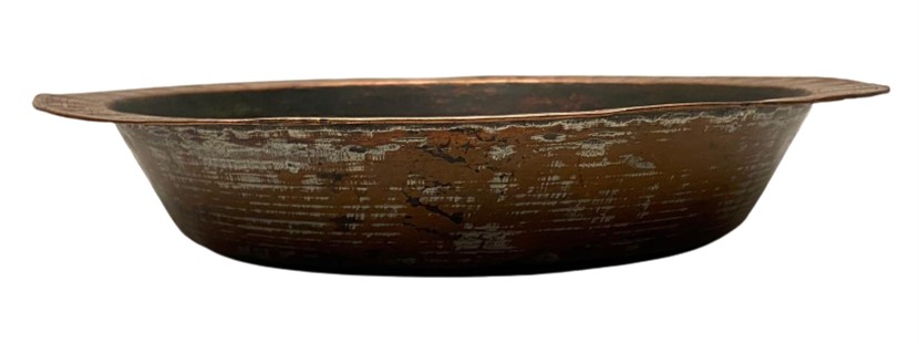 OSMANLI ÜZERİ HAYAT AGACI KALEM İŞLEMELİ ERMENİ İŞİ BRONZ DERİN ORTA SAGAN