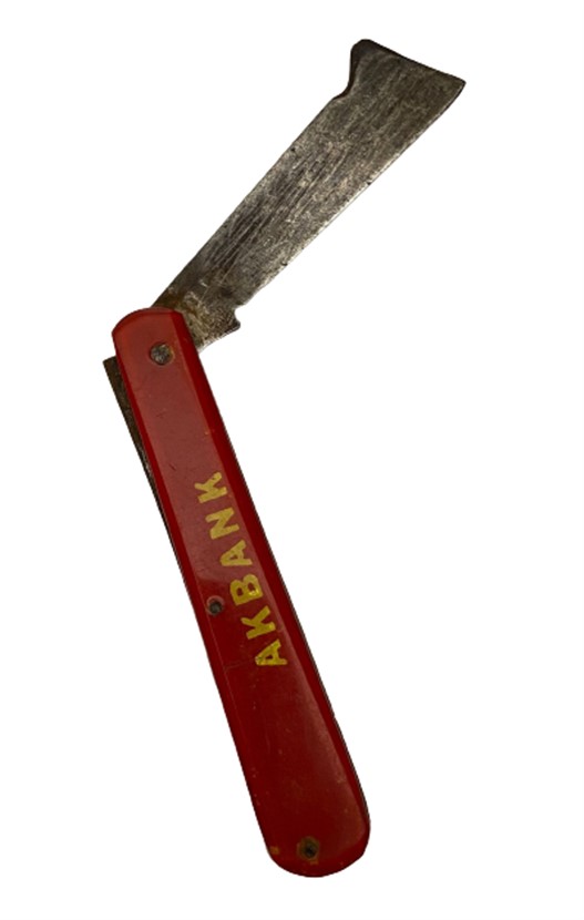 AKBANK LOGO VE REKLAMLI BAG AŞI AĞAÇ BUDAMA AŞI YAPMA ÇAKISI 