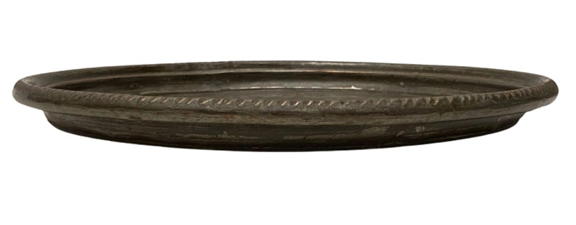 1950 ÜZERİ KOMPLE USTA KALEM İŞLEMELİ ŞABAN GAZİANTEP B. CAPAR YAZILI DAMGALI BAKIR KAHVE İKRAM İCİN KULLANILAN TEPSİ 