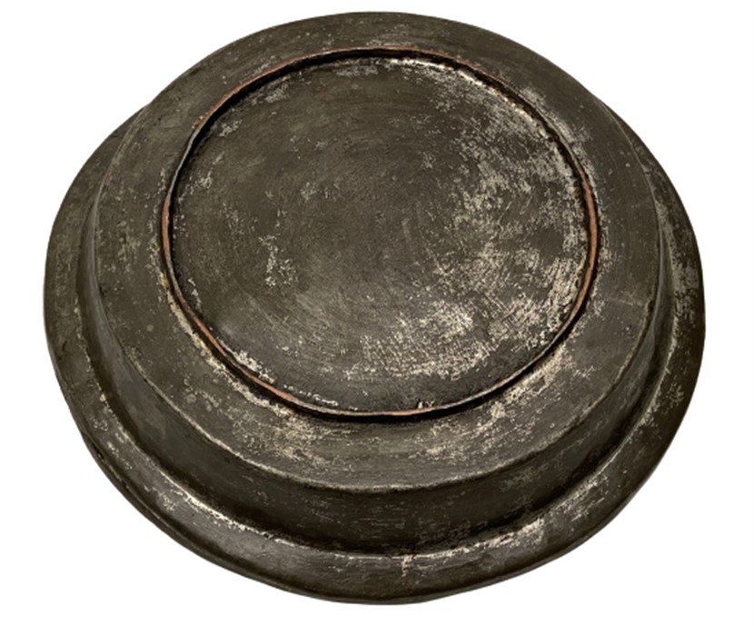 OSMANLI ÜZERİ OSMANLICA YAZILI KALEM İŞLEMELİ BAKIR SAGAN 