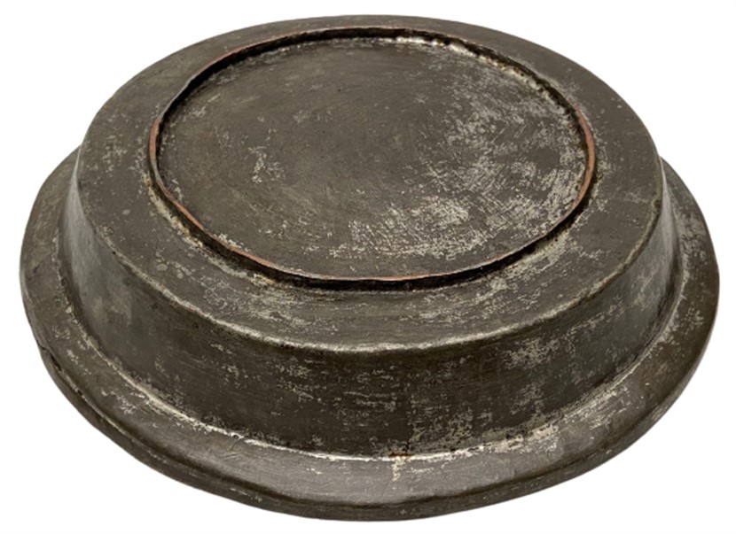 OSMANLI ÜZERİ OSMANLICA YAZILI KALEM İŞLEMELİ BAKIR SAGAN 