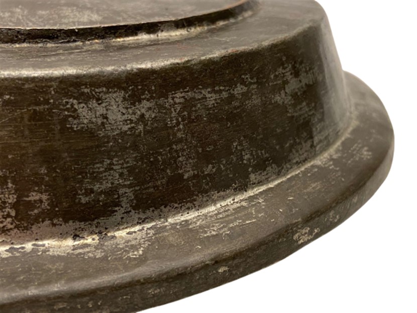 OSMANLI ÜZERİ OSMANLICA YAZILI KALEM İŞLEMELİ BAKIR SAGAN 