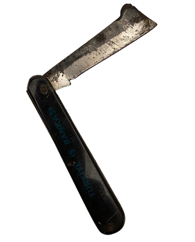 TÜRKİYE İŞ BANKASI HEDİYESİ 215CELİK AGIZLI AĞAÇ MEYVA  BUDAMA AŞI YAPMA ÇAKISI 