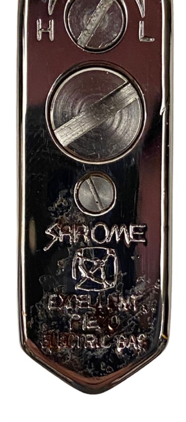 SAROME SP - V, VINTAGE PIEZO ELECTRIC BUTANE GAS LIGHTER ORİJİNAL KUTUSUNDA GAZLI ÇAKMAK