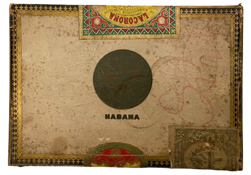 LA CORONO 25 CORONAS CELLO HABANA AHŞAP KÜBA İÇERSİ BOŞ PUROSU KUTUSU