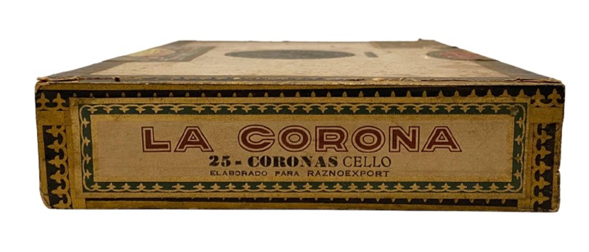 LA CORONO 25 CORONAS CELLO HABANA AHŞAP KÜBA İÇERSİ BOŞ PUROSU KUTUSU