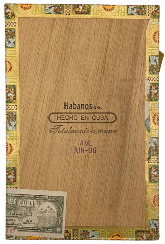 ROMEO Y JULIETA 25 - MILLE FLEURS AHŞAP KAPAKLI İÇERSİ BOK PURO KUTUSU