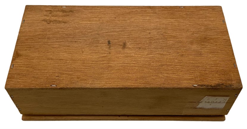 WILLEM II FEHLFARBEN NO.429 100 CIGARILLOS AHŞAP KAPAKLI İÇERSİ BOŞ SİGARA KUTUSU