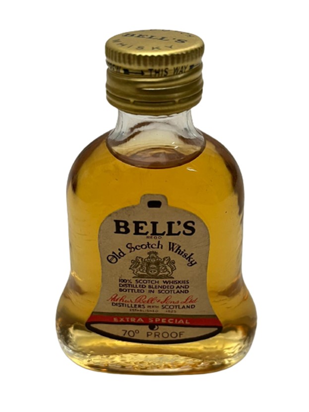 BELL'S OLD SCOTCH WHİSKEY 50 ML MİNYATÜR İÇKİ VİSKİ ŞİŞESİ KAPAGI ACILMAMIŞ DOLU KOLEKSİYON 