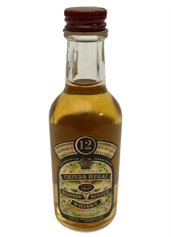 CHIVAS REGAL BLENDED SCOTCH WHISKEY 50 ML MİNYATÜR İÇKİ VİSKİ ŞİŞESİ KAPAGI ACILMAMIŞ DOLU KOLEKSİYON 