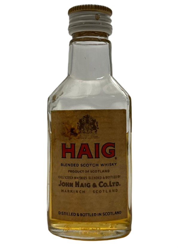 HAIG BLENDED SCOTCH WHISKEY 50 ML MİNYATÜR İÇKİ VİSKİ ŞİŞESİ KAPAGI ACILMAMIŞ DOLU KOLEKSİYON 
