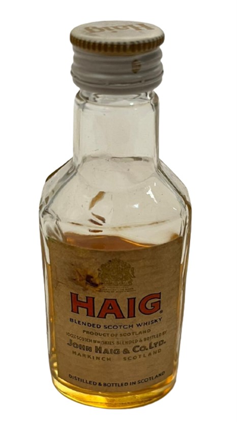 HAIG BLENDED SCOTCH WHISKEY 50 ML MİNYATÜR İÇKİ VİSKİ ŞİŞESİ KAPAGI ACILMAMIŞ DOLU KOLEKSİYON 
