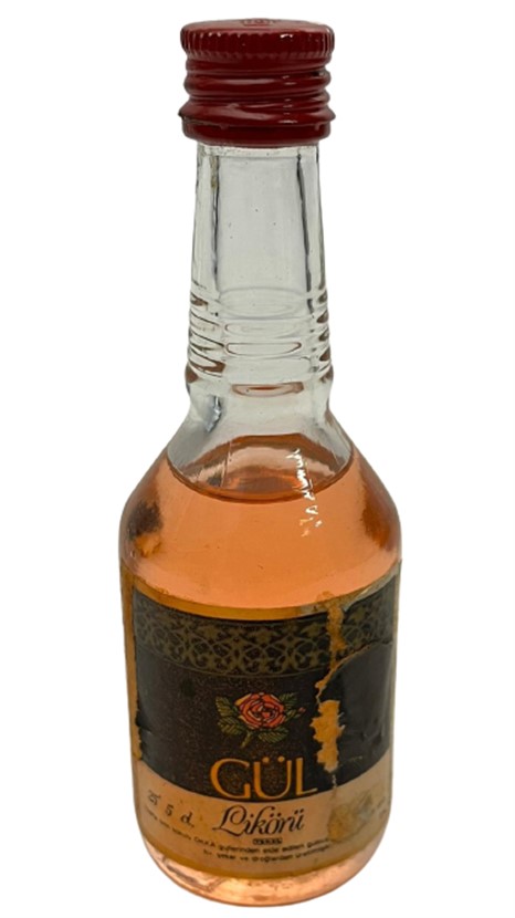 TEKEL GÜL LİKÖRÜ 50 ML MİNYATÜR İÇKİ LİKÖR ŞİŞESİ KAPAGI ACILMAMIŞ DOLU KOLEKSİYON 