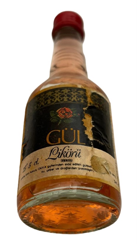 TEKEL GÜL LİKÖRÜ 50 ML MİNYATÜR İÇKİ LİKÖR ŞİŞESİ KAPAGI ACILMAMIŞ DOLU KOLEKSİYON 