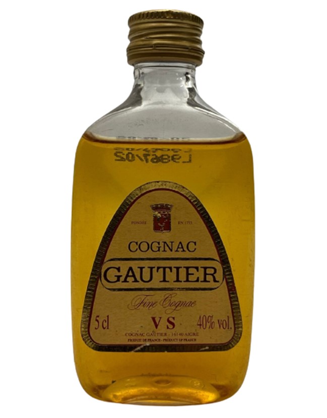 COGNAC GAUTIER 50 ML MİNYATÜR İÇKİ KONYAK PLASTİK  ŞİŞE KAPAGI ACILMAMIŞ DOLU KOLEKSİYON 