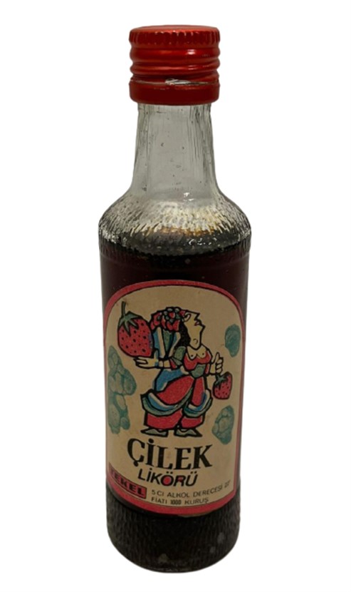 TEKEL ÇİLEK LİKÖRÜ 50 ML MİNYATÜR İÇKİ LİKÖR ŞİŞESİ KAPAGI ACILMAMIŞ DOLU KOLEKSİYON 