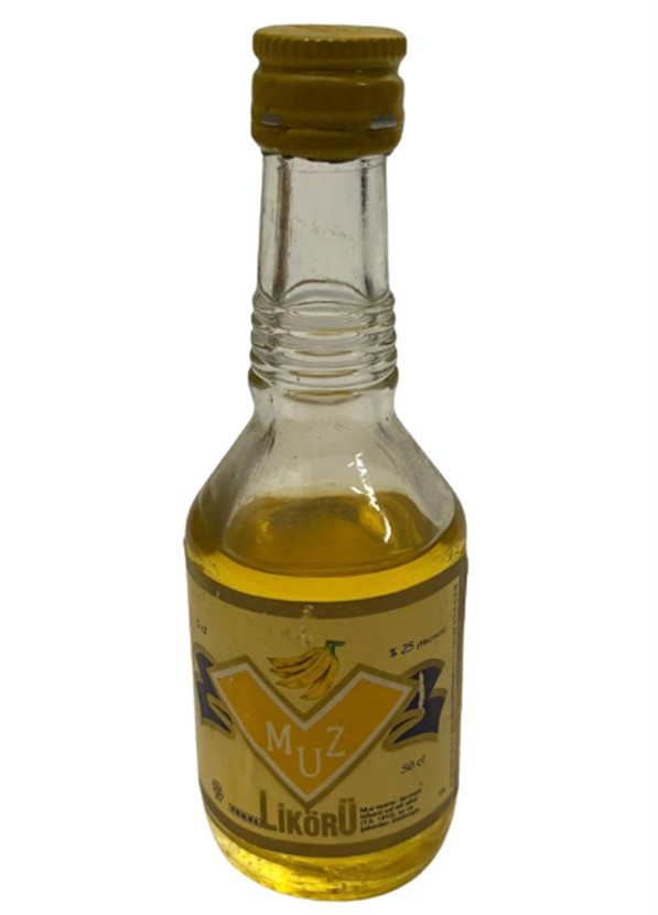 TEKEL MUZ LİKÖRÜ 50 ML MİNYATÜR İÇKİ LİKÖR ŞİŞESİ KAPAGI ACILMAMIŞ DOLU KOLEKSİYON 