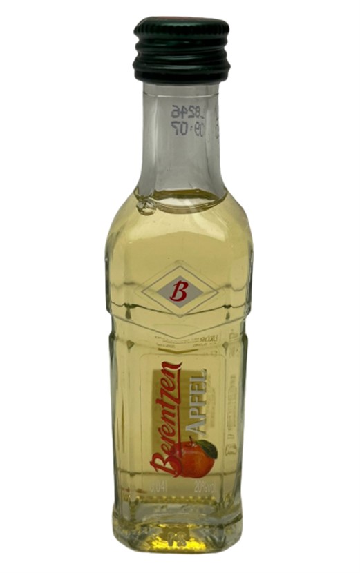 BERENTZEN APFEL 40 ML MİNYATÜR İÇKİ LİKÖR ŞİŞESİ KAPAGI ACILMAMIŞ DOLU KOLEKSİYON 