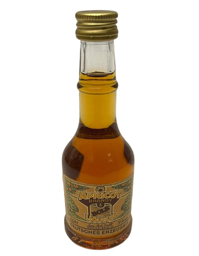 BOLS APRICOT LIQUEUR BRANDY 40 ML MİNYATÜR İÇKİ LİKÖR ŞİŞESİ KAPAGI ACILMAMIŞ DOLU KOLEKSİYON 