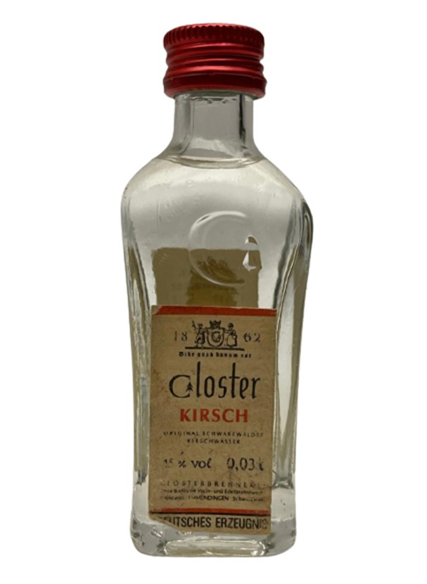 CLOSTER KIRSCH 30 ML MİNYATÜR İÇKİ LİKÖR ŞİŞESİ KAPAGI ACILMAMIŞ DOLU KOLEKSİYON 