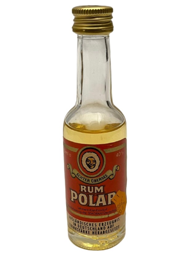 ECHTER ÜBERSEE RUM POLAR 40 ML MİNYATÜR İÇKİ ROM ŞİŞESİ KAPAGI ACILMAMIŞ DOLU KOLEKSİYON 