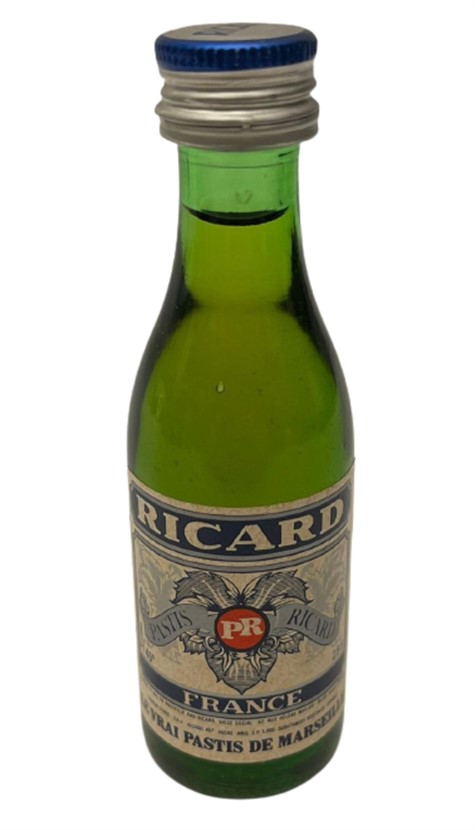 FRANCE RICARD 30 ML MİNYATÜR İÇKİ LİKÖR ŞİŞESİ KAPAGI ACILMAMIŞ DOLU KOLEKSİYON 