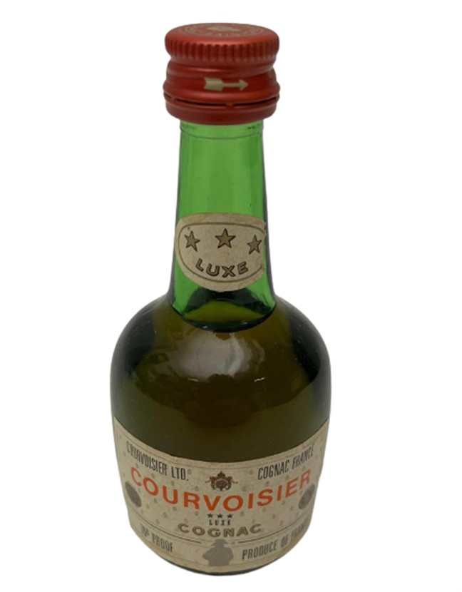LUXE COURVOISER COGNAC 50 ML MİNYATÜR İÇKİ KONYAK ŞİŞESİ KAPAGI ACILMAMIŞ DOLU KOLEKSİYON 