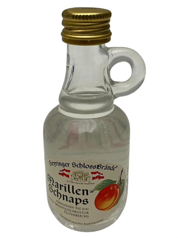 MARİLLEN SCHNAPS 40 ML MİNYATÜR BRENDİ İÇKİ  ŞİŞESİ KAPAGI ACILMAMIŞ DOLU KOLEKSİYON 