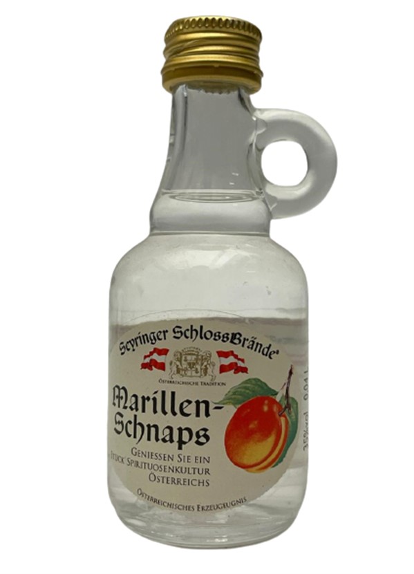 MARİLLEN SCHNAPS 40 ML MİNYATÜR BRENDİ İÇKİ  ŞİŞESİ KAPAGI ACILMAMIŞ DOLU KOLEKSİYON 