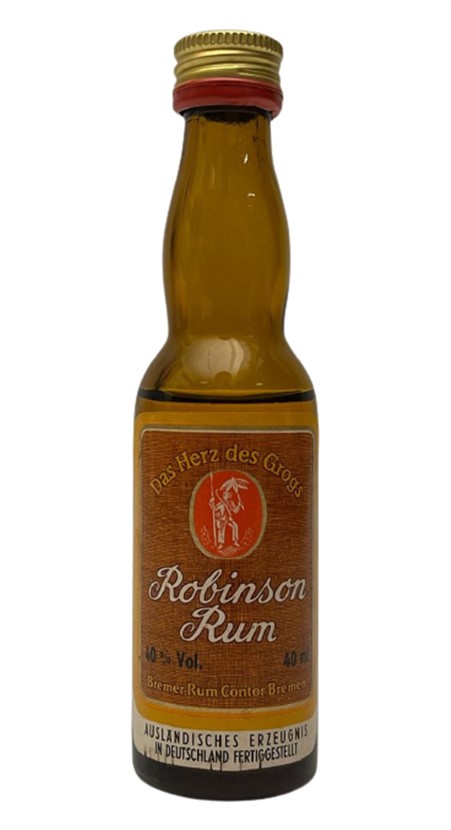 ROBİNSON RUM 40 ML MİNYATÜR İÇKİ ROM ŞİŞESİ KAPAGI ACILMAMIŞ DOLU KOLEKSİYON 