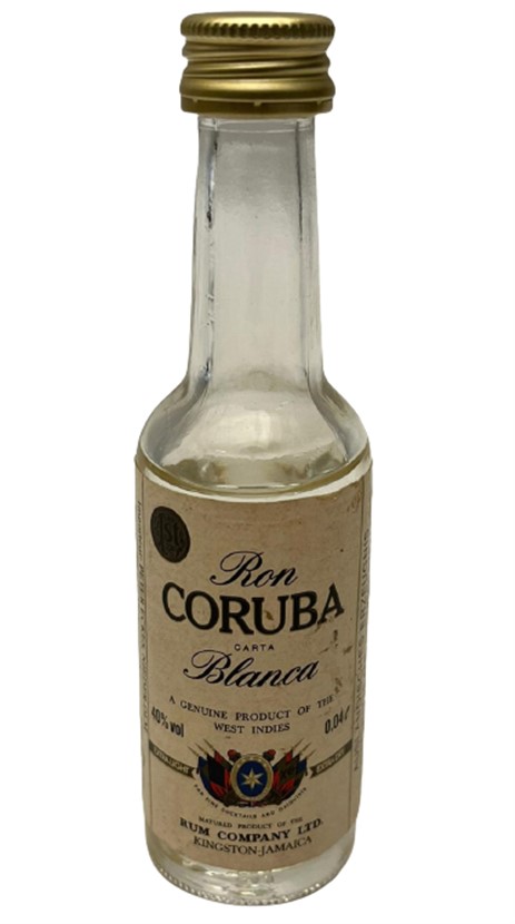 RON CORUBA BLANCA 40 ML MİNYATÜR İÇKİ ROM ŞİŞESİ KAPAGI ACILMAMIŞ DOLU KOLEKSİYON 