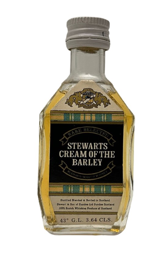 STEWARTS CREAM OF THE BARLEY 30 ML MİNYATÜR İÇKİ LİKÖR ŞİŞESİ KAPAGI ACILMAMIŞ DOLU KOLEKSİYON 