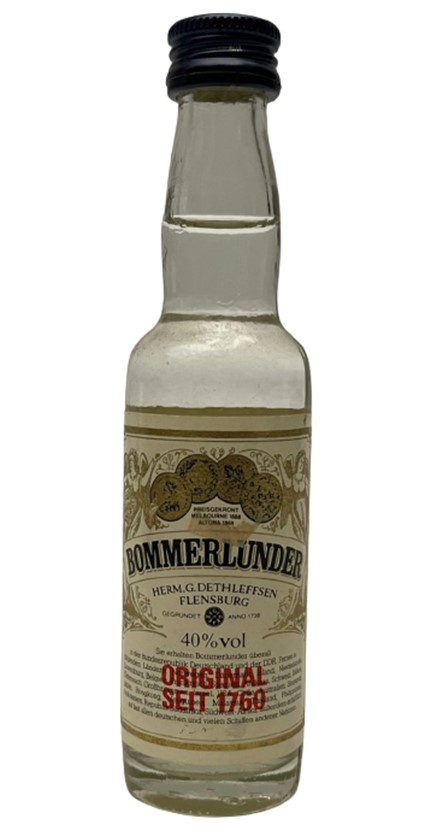 BOMMERLUNDER AQUAVİT SEIT 1760 40 ML MİNYATÜR İÇKİ LİKÖR ŞİŞESİ KAPAGI ACILMAMIŞ DOLU KOLEKSİYON 