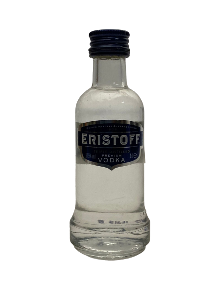 ERISTOFF TRIPLE DISTILLED PREMIUM VODKA 40 ML MİNYATÜR İÇKİ VODKA ŞİŞESİ KAPAGI ACILMAMIŞ DOLU KOLEKSİYON 