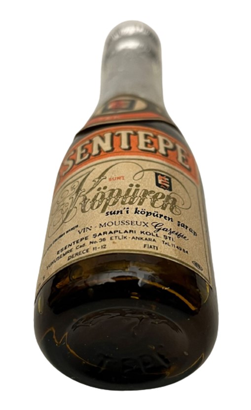 ESENTEPE KÖPÜREN ŞARAP 50 ML MİNYATÜR İÇKİ ŞARAP ŞİŞESİ KAPAGI ACILMAMIŞ DOLU KOLEKSİYON 