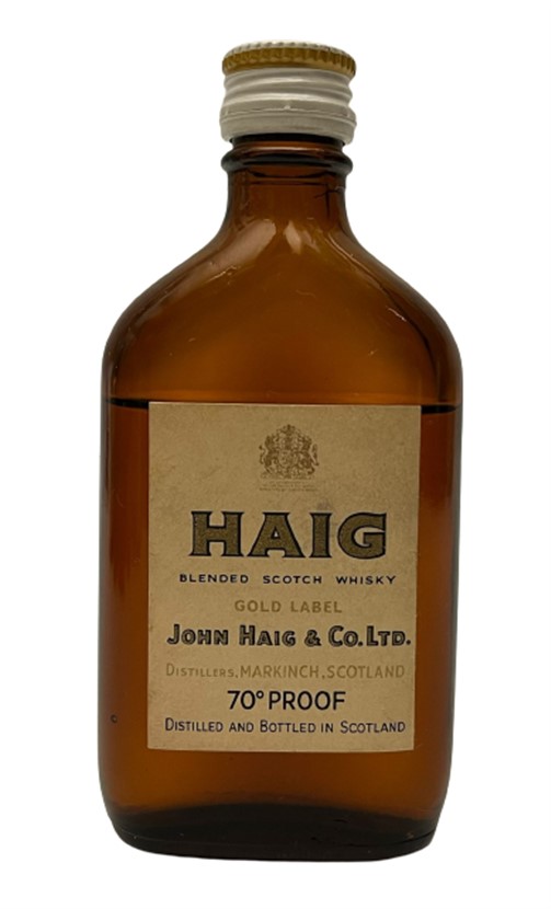 HAIG BLENDED SCOTCH WHISKEY GOLD LABEL 50 ML MİNYATÜR İÇKİ VİSKİ ŞİŞESİ KAPAGI ACILMAMIŞ DOLU KOLEKSİYON 